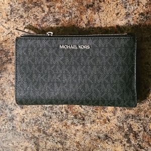 Michael Kors Wallet Black Leather